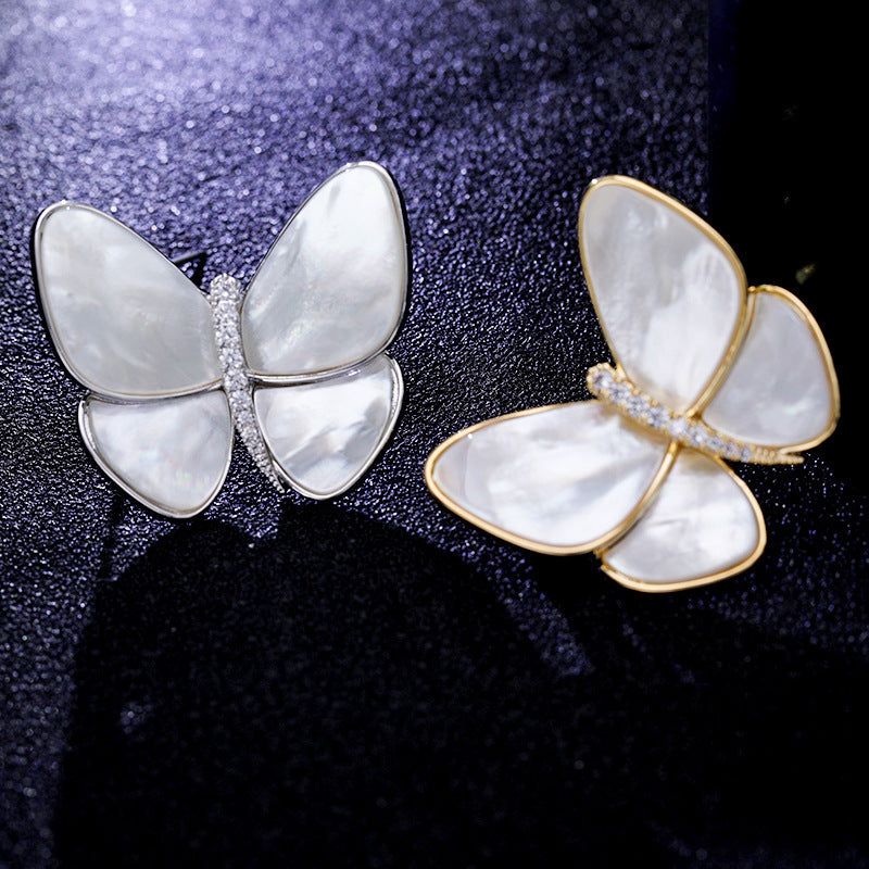 Custom Processing Earrings Studs Liyu Jewelry Set Necklace Brooch OEM Custom Copper Inlaid Zircon Earrings