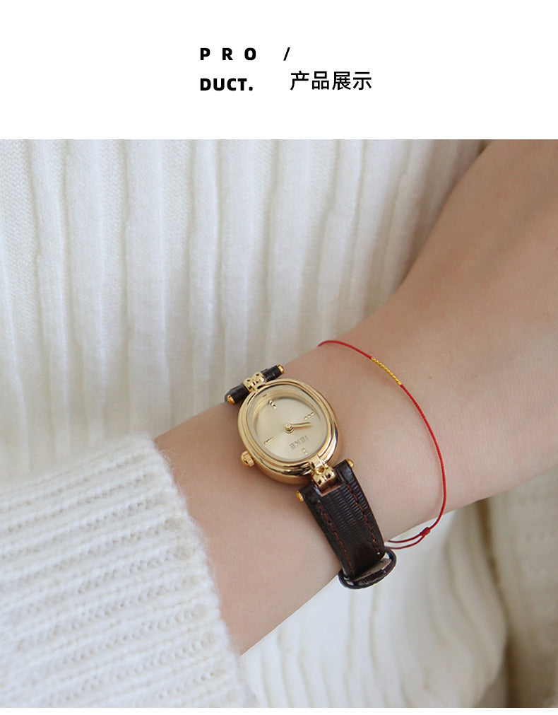 Xiaohongshu Hot Sale18k Gold Ultra-Thin Red String Bracelet Fashionable Elegant Simple Versatile Adjustable Zodiac Year Bracelet