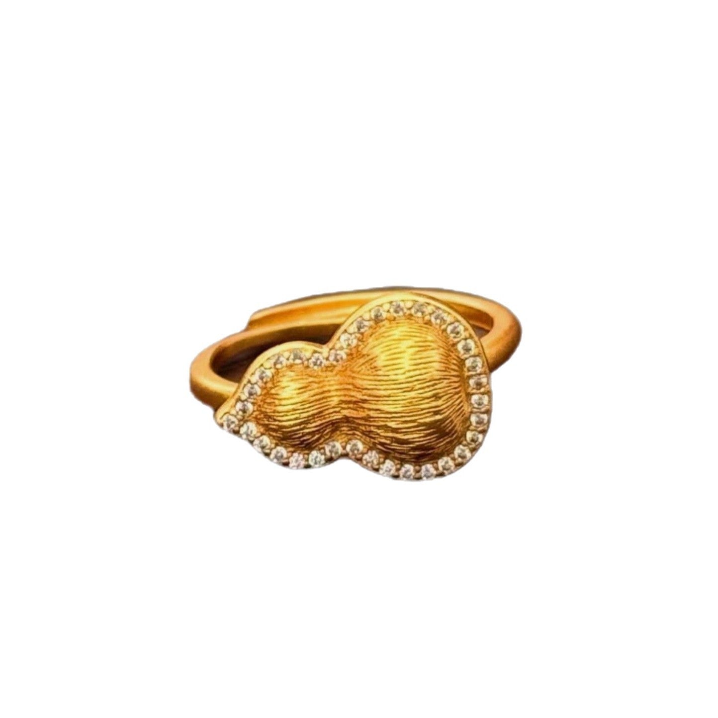 Xiaohongshu Hot-Selling Fashion Retro Copper Coin Iris Flower Ring for Women, Niche Design with a High-End Feel, Versatile Ring