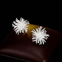 2022New French Style Niche Korean Elegant Internet Celebrity Earrings s925Silver Needle Natural Mother-of-Pearl Triangle Earrings