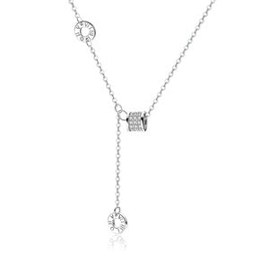 Po S999Pure Silver National Style Fat Fu Pendant Necklace Light Luxury High-end National Trend Ethnic Style Neck Jewelry Hot Item