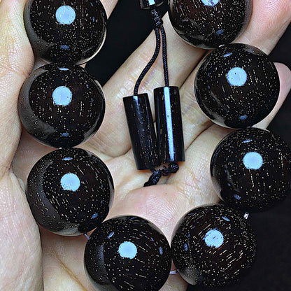 360Super Popular Indian Small Leaf Rosewood2.0Old Wood Column Style Cultural Play Bracelet Wooden Bracelet Men and Women Buddha Beads