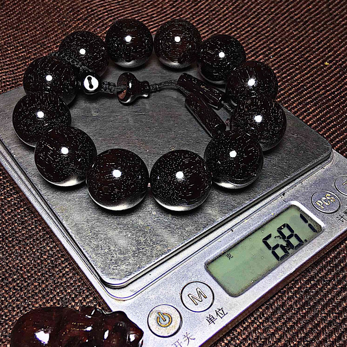 360Super Popular Indian Small Leaf Rosewood2.0Old Wood Column Style Cultural Play Bracelet Wooden Bracelet Men and Women Buddha Beads