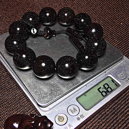 360Super Popular Indian Small Leaf Rosewood2.0Old Wood Column Style Cultural Play Bracelet Wooden Bracelet Men and Women Buddha Beads